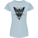 Gym Training Top Weightlifting SPQR Roman Womens Petite Cut T-Shirt Light Blue