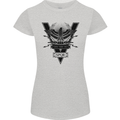 Gym Training Top Weightlifting SPQR Roman Womens Petite Cut T-Shirt Sports Grey