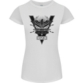 Gym Training Top Weightlifting SPQR Roman Womens Petite Cut T-Shirt White