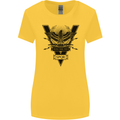 Gym Training Top Weightlifting SPQR Roman Womens Wider Cut T-Shirt Yellow