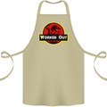 Gym Worked Out Training Top Fitness Cotton Apron 100% Organic Khaki