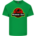 Gym Worked Out Training Top Fitness Mens Cotton T-Shirt Tee Top Irish Green