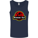 Gym Worked Out Training Top Fitness Mens Vest Tank Top Navy Blue