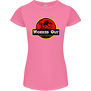 Gym Worked Out Training Top Fitness Womens Petite Cut T-Shirt Azalea