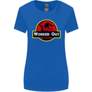 Gym Worked Out Training Top Fitness Womens Wider Cut T-Shirt Royal Blue