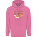 Gyrocopter Rather Be Flying Childrens Kids Hoodie Azalea