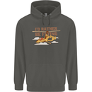 Gyrocopter Rather Be Flying Childrens Kids Hoodie Storm Grey