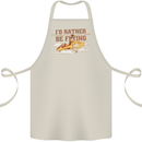 Gyrocopter Rather Be Flying Cotton Apron 100% Organic Natural