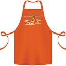 Gyrocopter Rather Be Flying Cotton Apron 100% Organic Orange