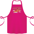 Gyrocopter Rather Be Flying Cotton Apron 100% Organic Pink