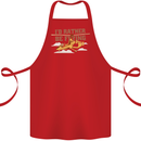 Gyrocopter Rather Be Flying Cotton Apron 100% Organic Red