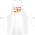 Gyrocopter Rather Be Flying Cotton Apron 100% Organic White