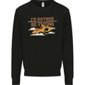 Gyrocopter Rather Be Flying Kids Sweatshirt Jumper Black