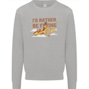 Gyrocopter Rather Be Flying Kids Sweatshirt Jumper Sports Grey
