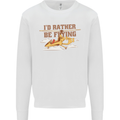 Gyrocopter Rather Be Flying Kids Sweatshirt Jumper White