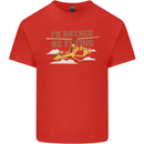 Gyrocopter Rather Be Flying Kids T-Shirt Childrens Red