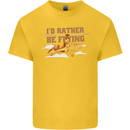 Gyrocopter Rather Be Flying Kids T-Shirt Childrens Yellow