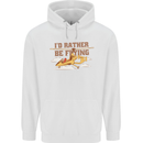 Gyrocopter Rather Be Flying Mens 80% Cotton Hoodie White