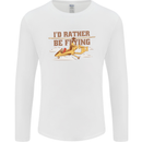 Gyrocopter Rather Be Flying Mens Long Sleeve T-Shirt White
