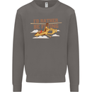 Gyrocopter Rather Be Flying Mens Sweatshirt Jumper Charcoal