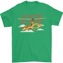 Gyrocopter Rather Be Flying Mens T-Shirt 100% Cotton Irish Green