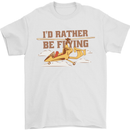 Gyrocopter Rather Be Flying Mens T-Shirt 100% Cotton White