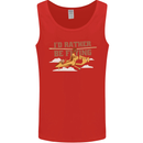 Gyrocopter Rather Be Flying Mens Vest Tank Top Red