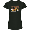Gyrocopter Rather Be Flying Womens Petite Cut T-Shirt Black