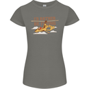 Gyrocopter Rather Be Flying Womens Petite Cut T-Shirt Charcoal