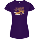 Gyrocopter Rather Be Flying Womens Petite Cut T-Shirt Purple