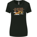 Gyrocopter Rather Be Flying Womens Wider Cut T-Shirt Black