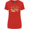 Gyrocopter Rather Be Flying Womens Wider Cut T-Shirt Red