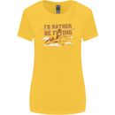 Gyrocopter Rather Be Flying Womens Wider Cut T-Shirt Yellow