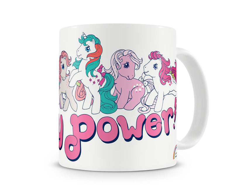 My little pony power white tv show cartoon toy franchise coffee mug cup