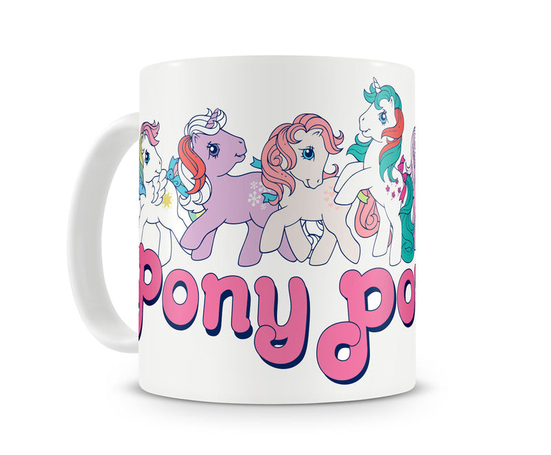 My little pony power white tv show cartoon toy franchise coffee mug cup