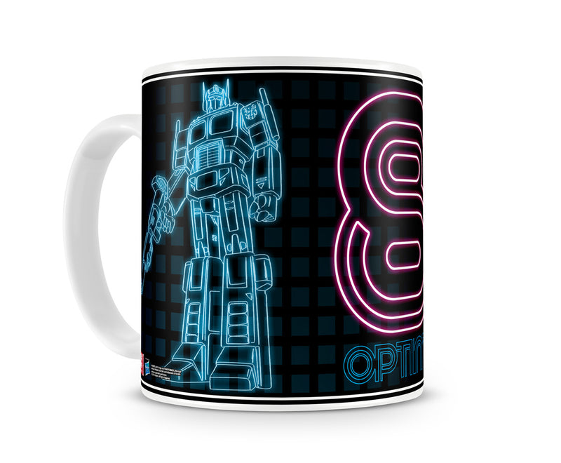 Transformers optimus prime superhero film white coffee mug cup