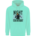 Halloween Cat Night Creature Witch Childrens Kids Hoodie Peppermint