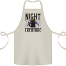 Halloween Cat Night Creature Witch Cotton Apron 100% Organic Natural