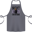 Halloween Cat Night Creature Witch Cotton Apron 100% Organic Steel