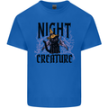 Halloween Cat Night Creature Witch Kids T-Shirt Childrens Royal Blue