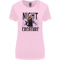 Halloween Cat Night Creature Witch Womens Wider Cut T-Shirt Light Pink