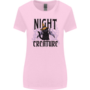 Halloween Cat Night Creature Witch Womens Wider Cut T-Shirt Light Pink