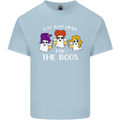 Halloween I'm Just Here For the Boos Mens Cotton T-Shirt Tee Top Light Blue