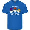 Halloween I'm Just Here For the Boos Mens Cotton T-Shirt Tee Top Royal Blue