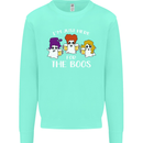 Halloween I'm Just Here For the Boos Mens Sweatshirt Jumper Peppermint