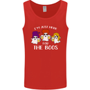 Halloween I'm Just Here For the Boos Mens Vest Tank Top Red