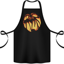 Halloween Jack-O-Lantern Pumpkin Cotton Apron 100% Organic Black