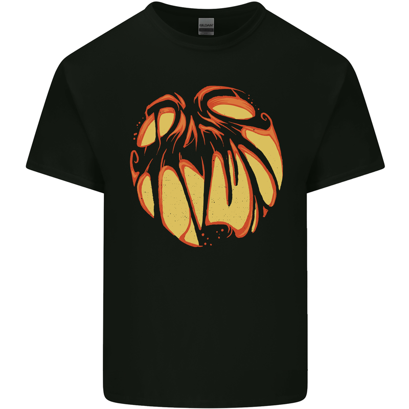 Halloween Jack-O-Lantern Pumpkin Kids T-Shirt Childrens Black