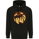 Halloween Jack-O-Lantern Pumpkin Mens Hoodie Black
