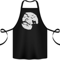 Halloween Pug Dog Cotton Apron 100% Organic Black